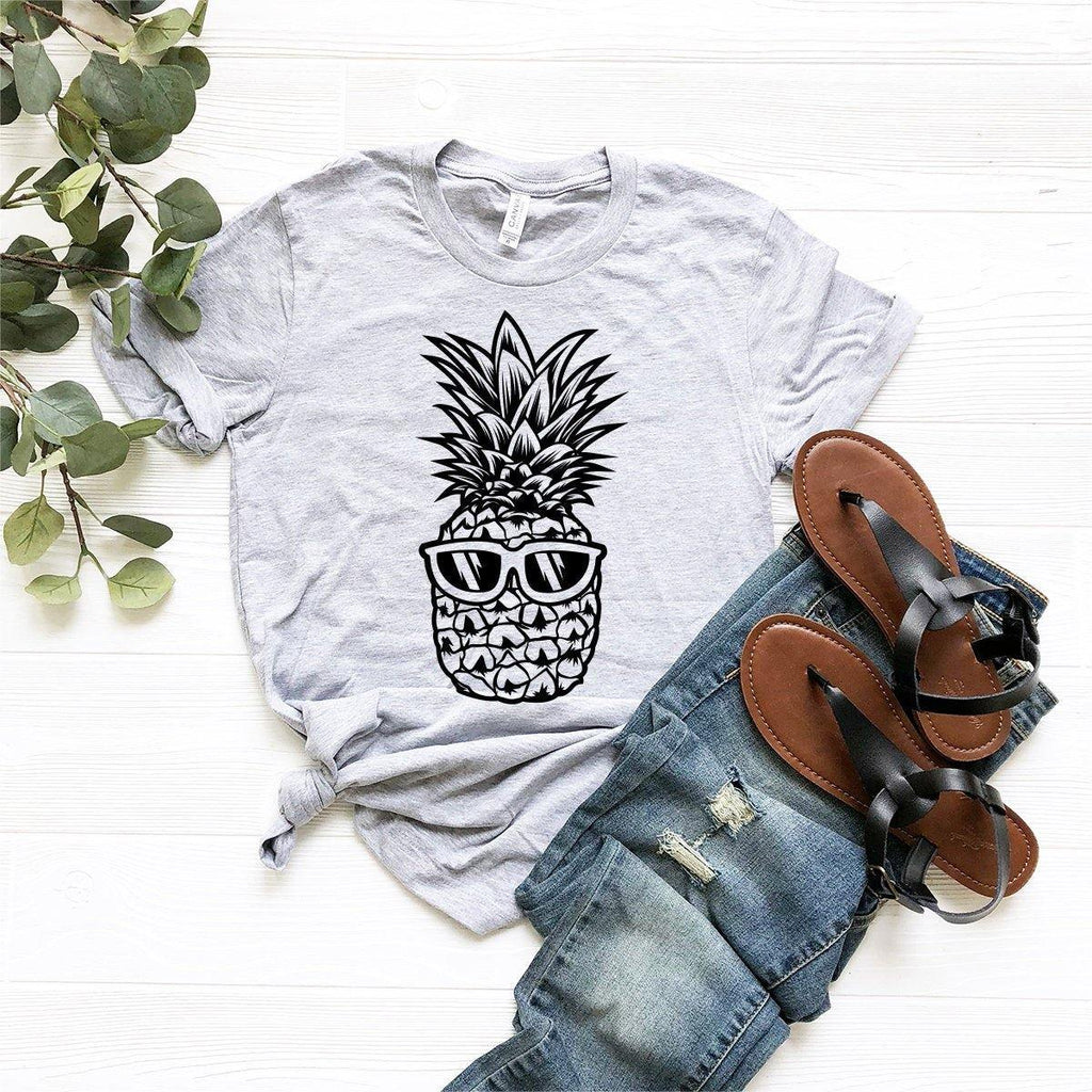 Cool Pineapple Shirt, Funny Beach Summer T-shirt, Tropical product image 1