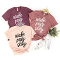 Wake Pray Slay T-Shirt, Christian Shirt, Apparel, Faith product image 1