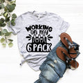 Funny 6 Pack Shirt, Working On My 6 Beer Lover T-Shirt product image 1