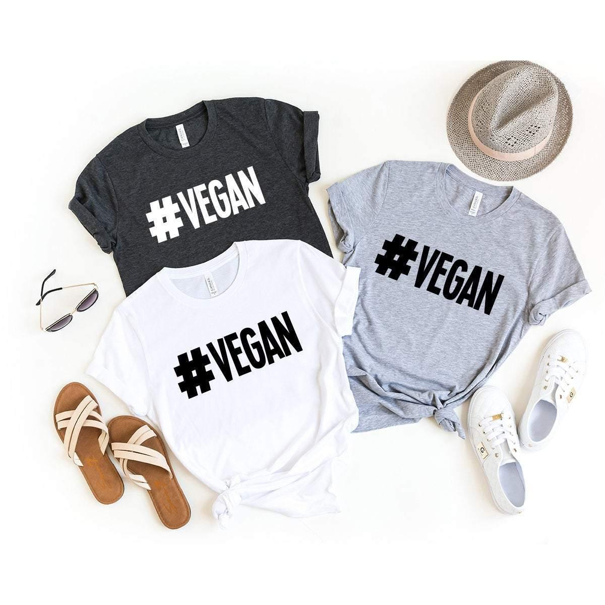 Vegan Shirt, Hashtag T-shirt, Animal Lover Gift For Vegans product image 4