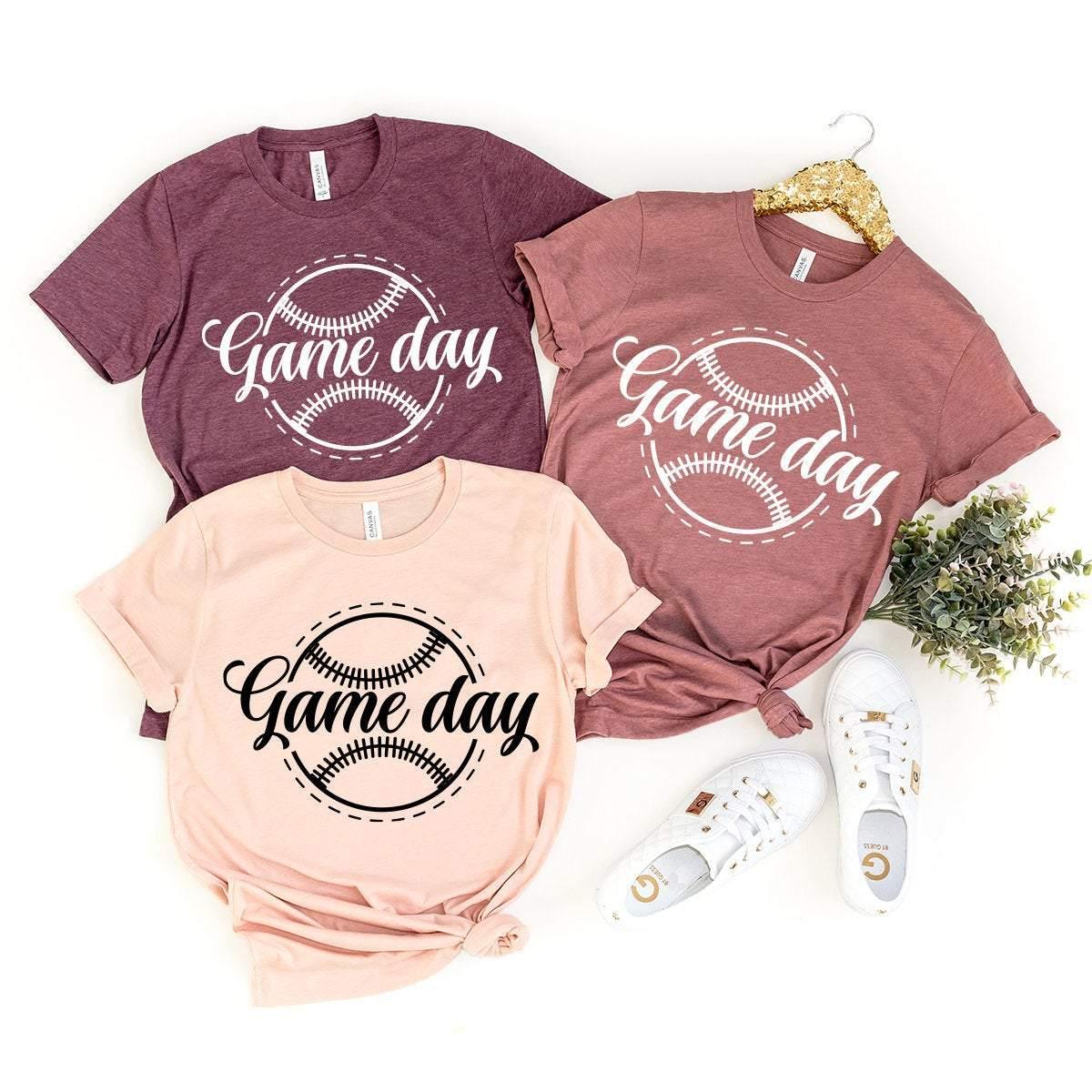 Baseball Game Day Tshirt, Mom Shirt, Dad Player Gift, Life product image 3