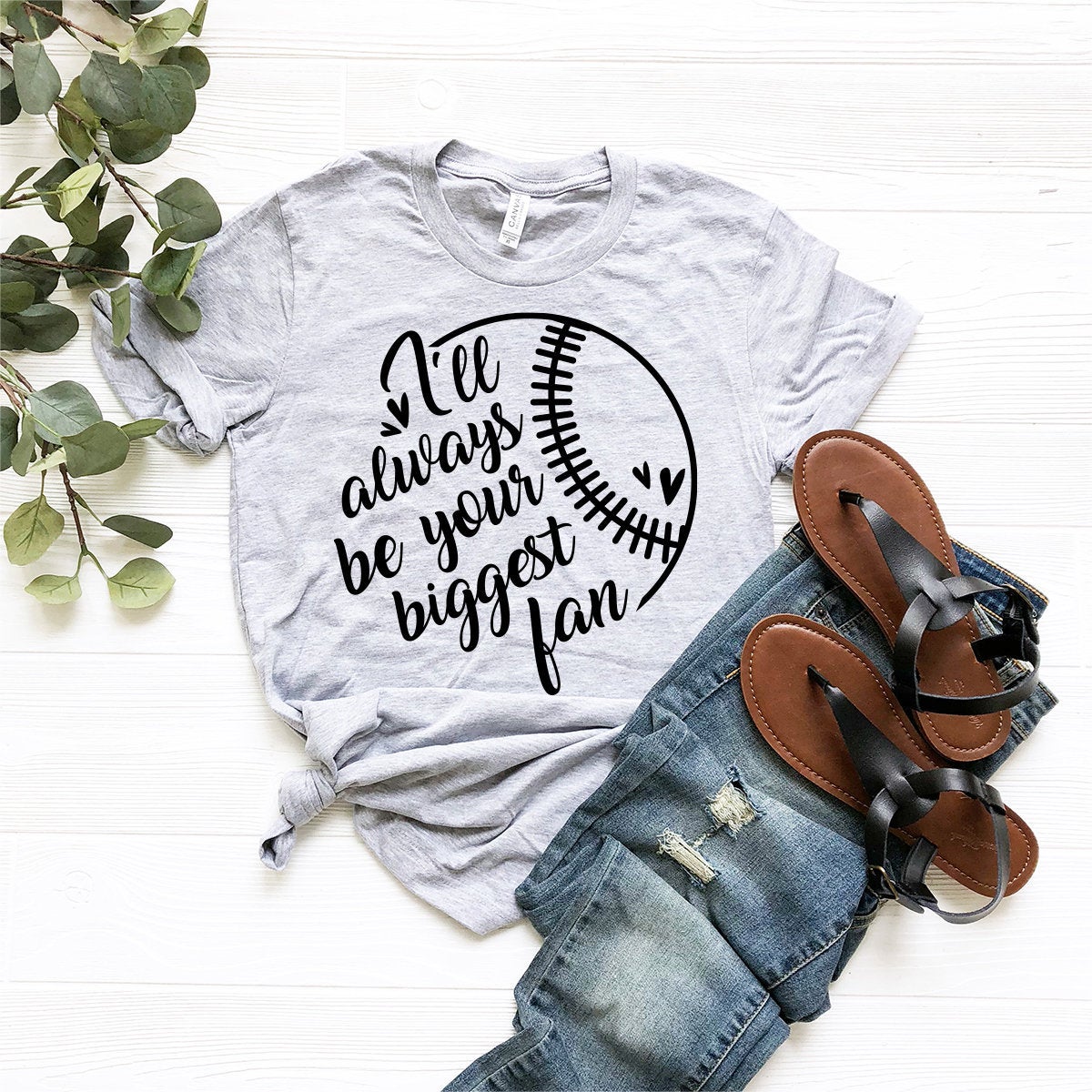 I'll Always Be Your Biggest Fan Shirt, Baseball T-Shirt product image 1