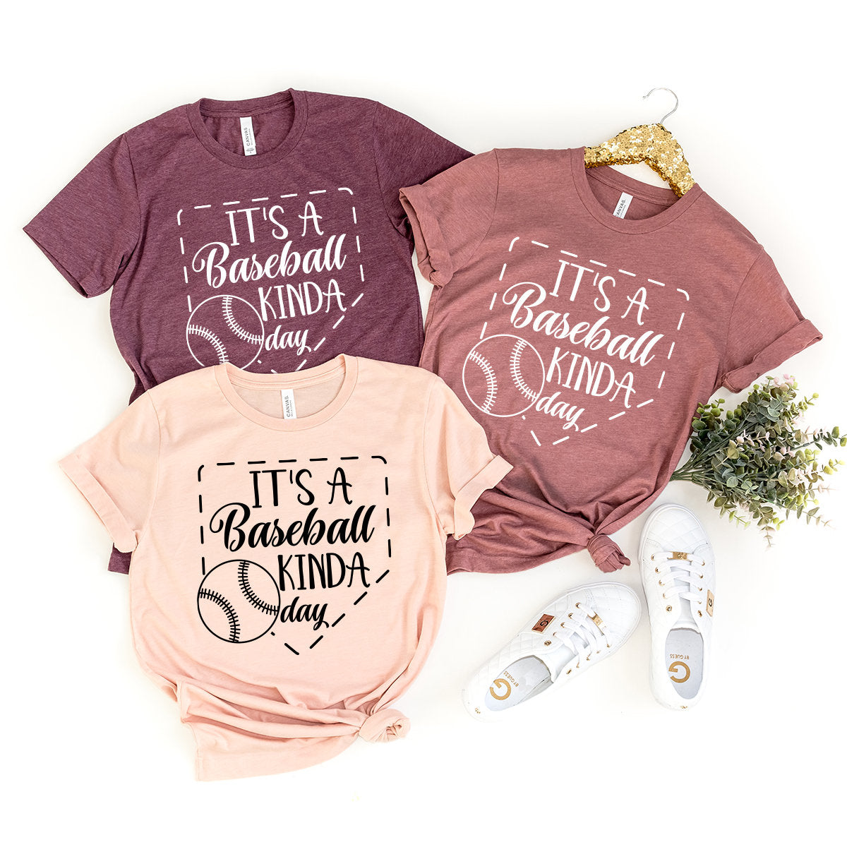 It's A Baseball Kinda Day T-Shirt, Game Tee, Lover T Shirt product image 3