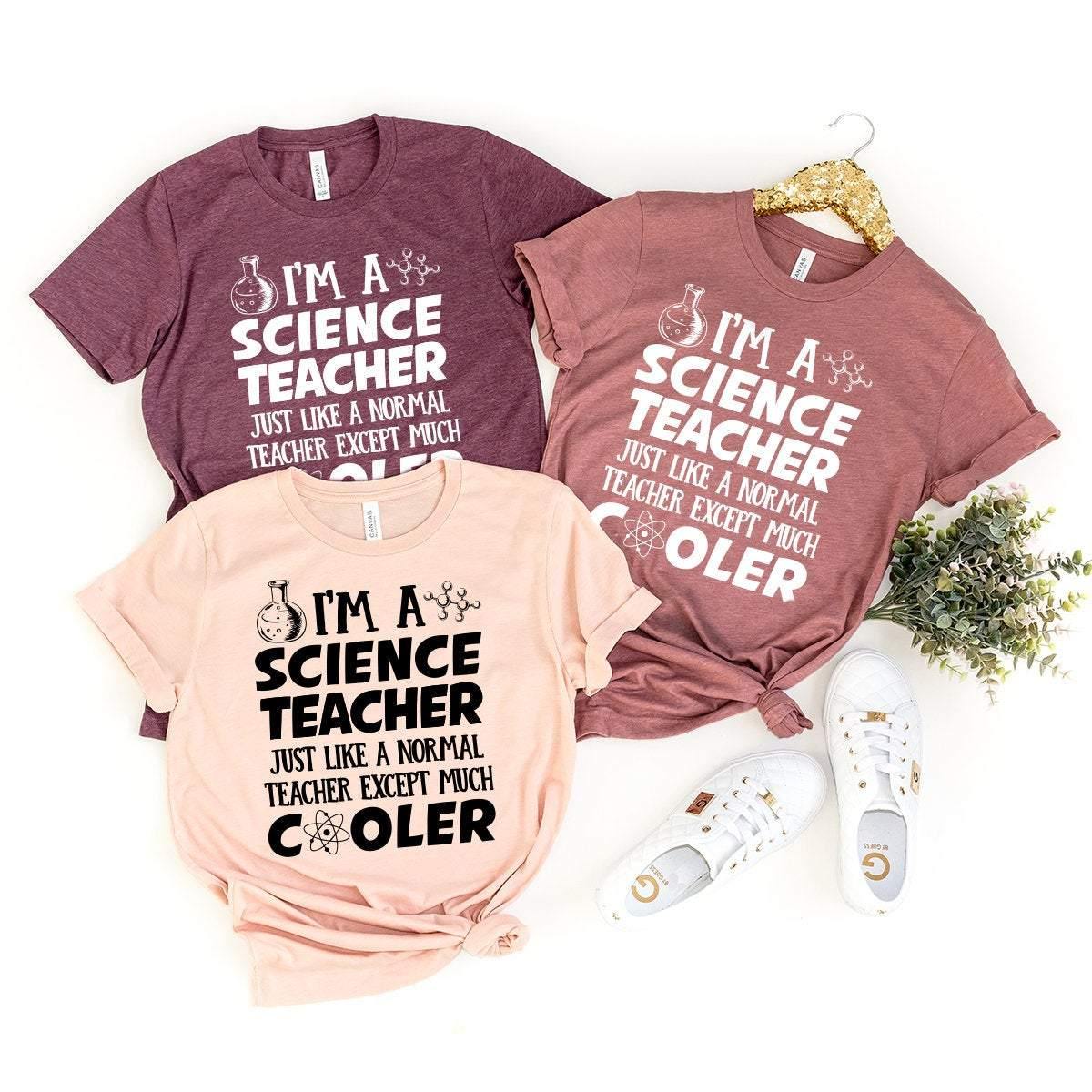 Cool Science Teacher Shirt, T-Shirt, Gift For I Am A Tee product image 3