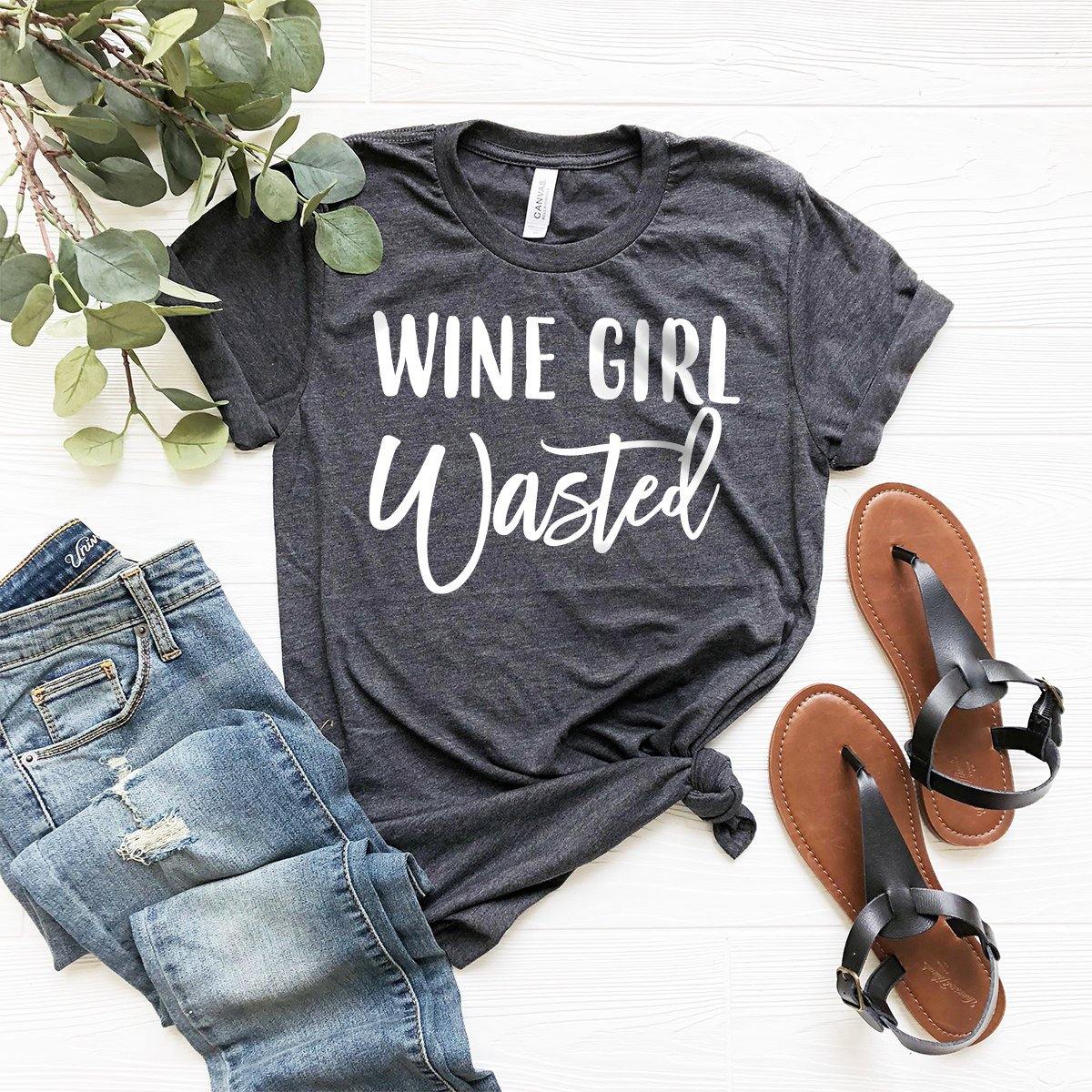 Wine Bachelorette Party T-Shirt, Shirt, Drink Girl Wasted product image 4