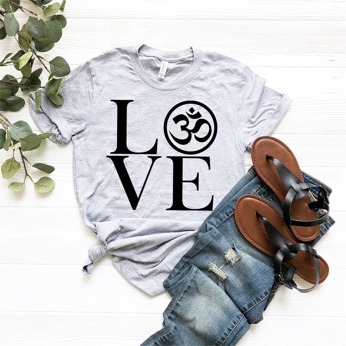 Ohm Symbol Love Yoga Shirt, Inspirational product image 2