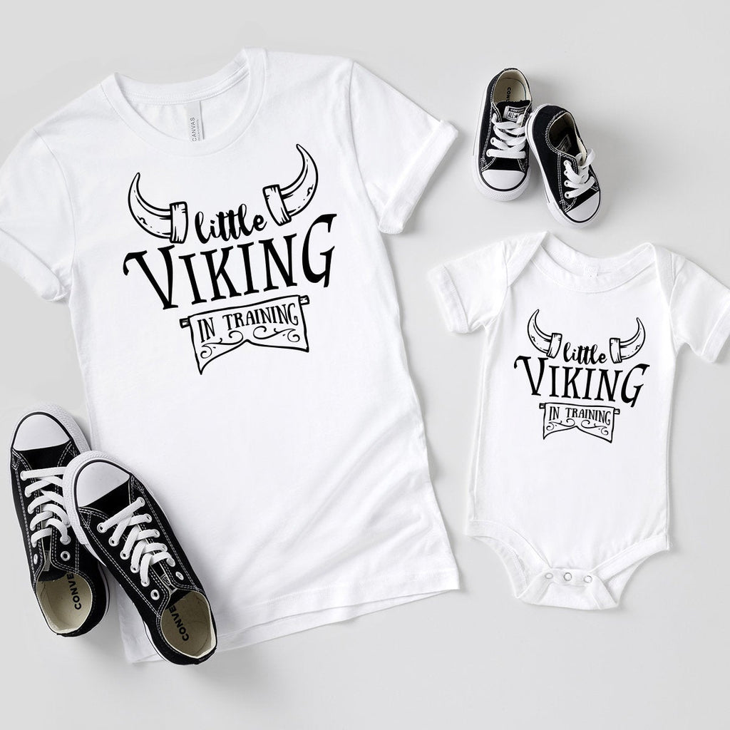Kids Viking Shirt, Children's Little Vikings Kid, In product image 2