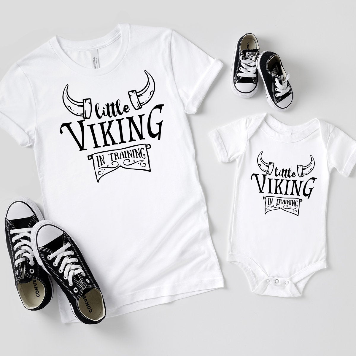 Kids Viking Shirt, Children's Little Vikings Kid, In product image 2
