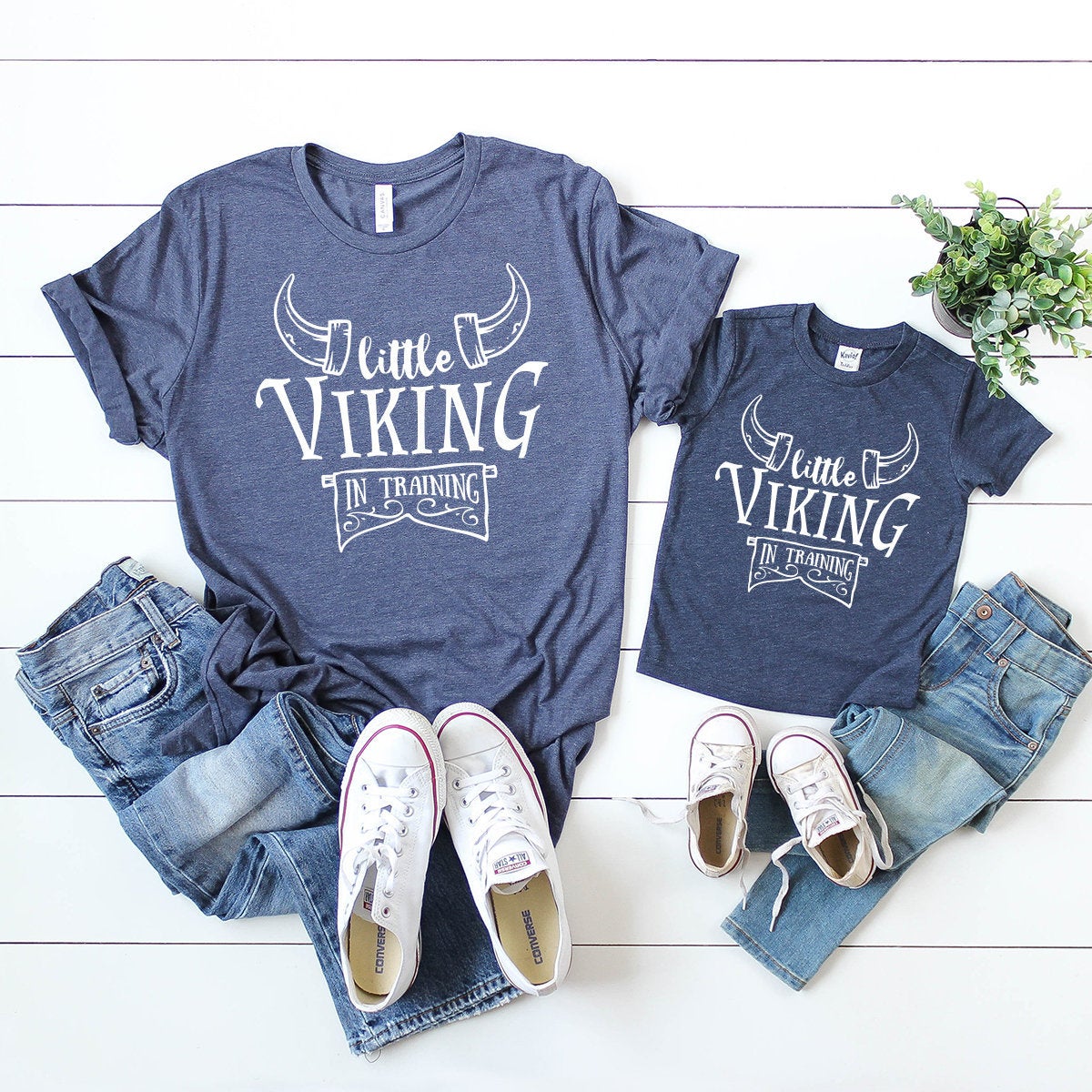 Kids Viking Shirt, Children's Little Vikings Kid, In product image 3