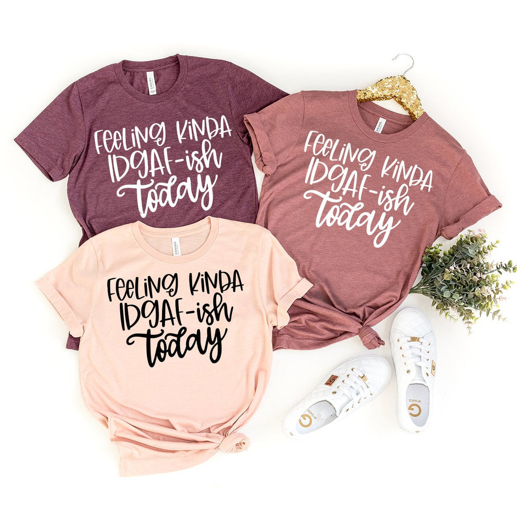 IDGAF-ish T-Shirt, I Don't Give Shirt, Funny Gift IDGAF product image 3