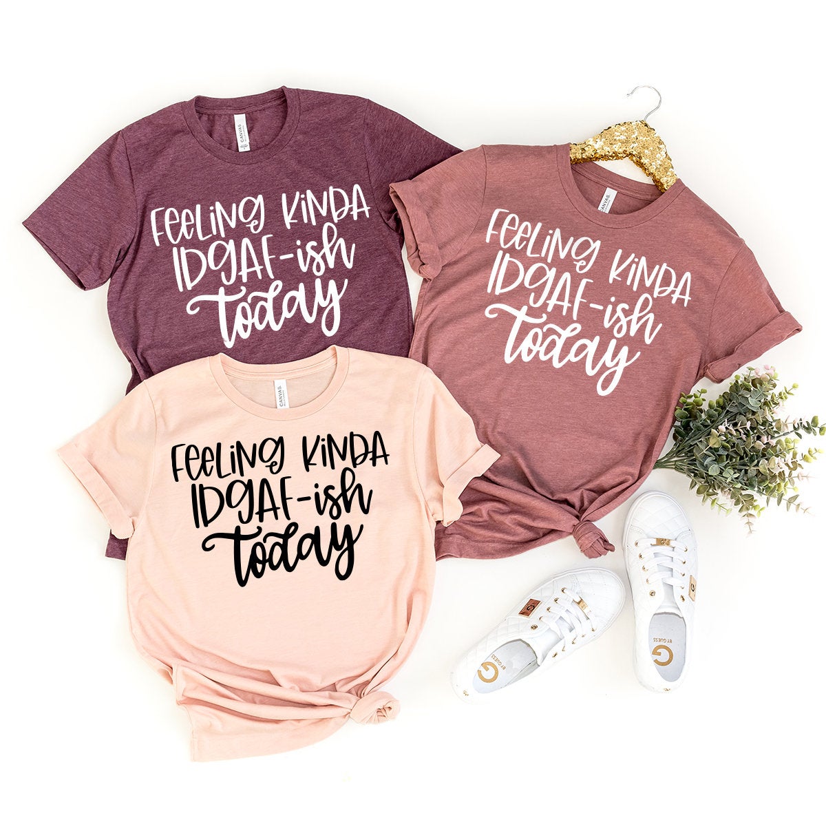 IDGAF-ish T-Shirt, I Don't Give Shirt, Funny Gift IDGAF product image 3