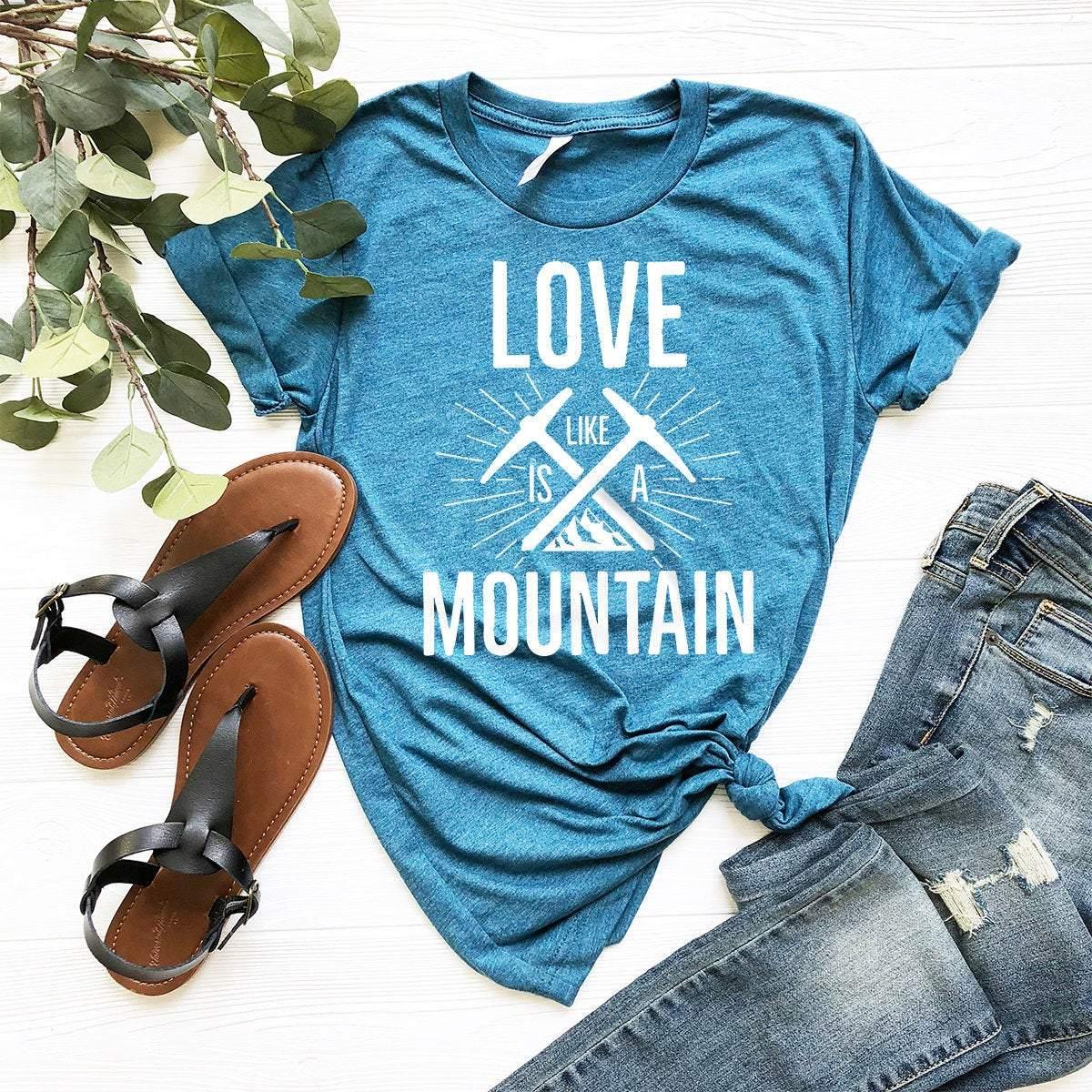 Mountain Lover T-Shirt, Hiking Shirt, Climbing Camper product image 5