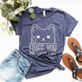Cat Lover Shirt, Fluff You Fluffin' T-Shirt, Grumpy Funny product image 1