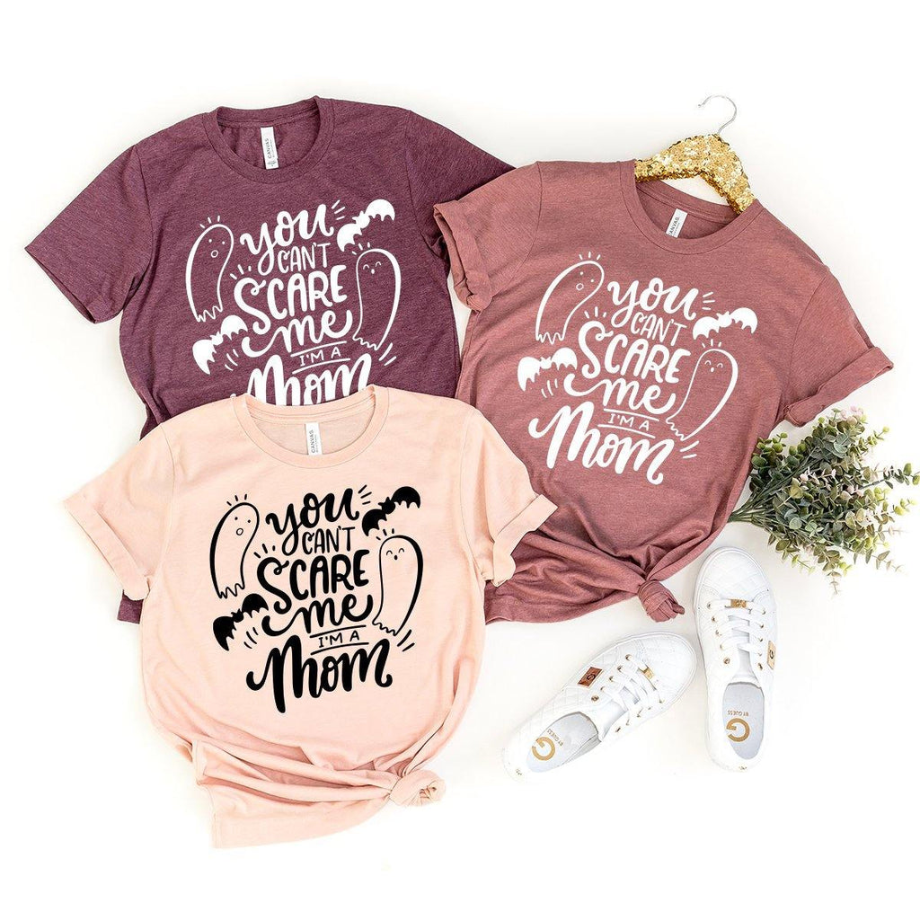 Halloween Mom T-Shirt, Saying Shirt, You Can't Scare Me I'm product image 3