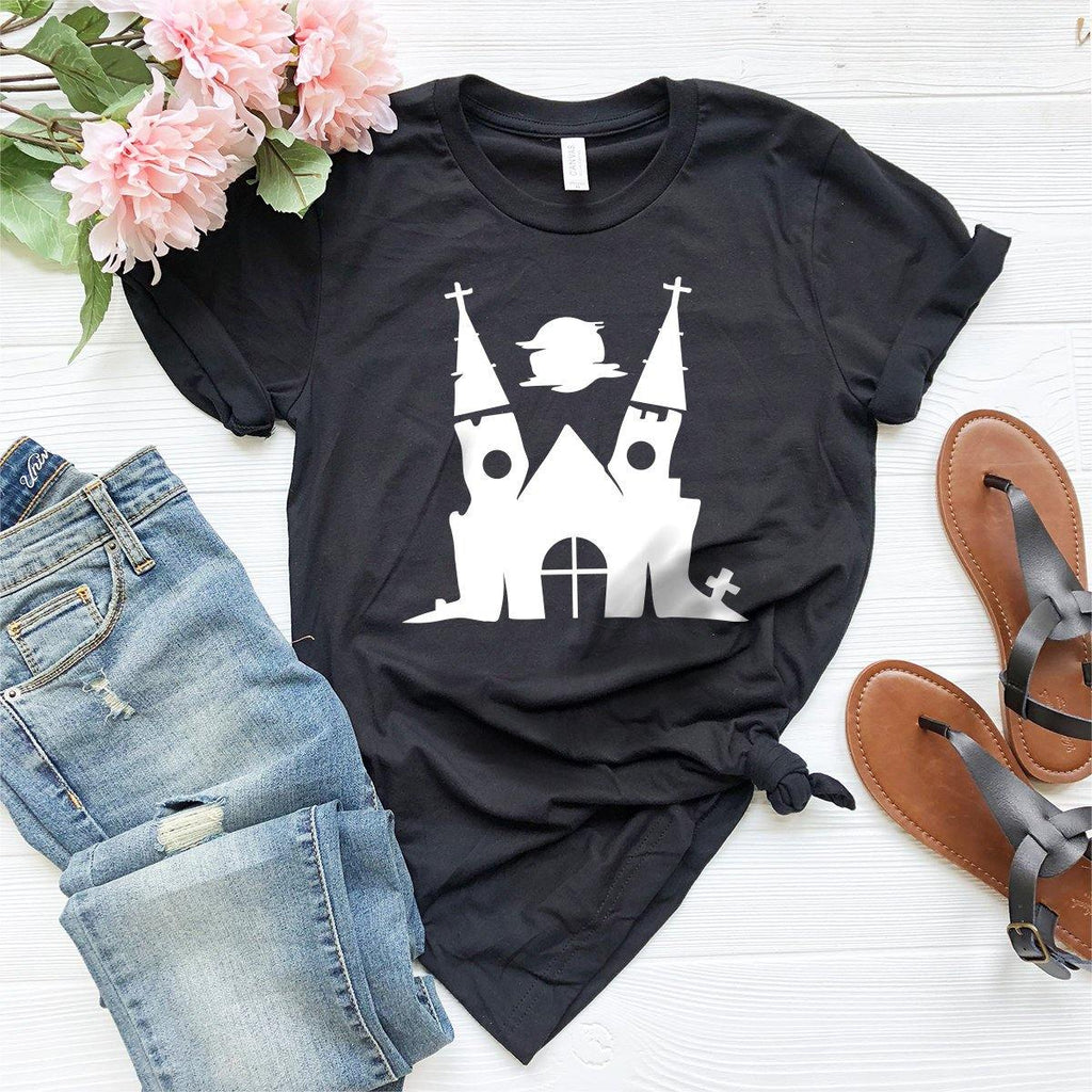 Halloween Graveyard Church Shirt, T-Shirt, Custome, Gothic product image 2