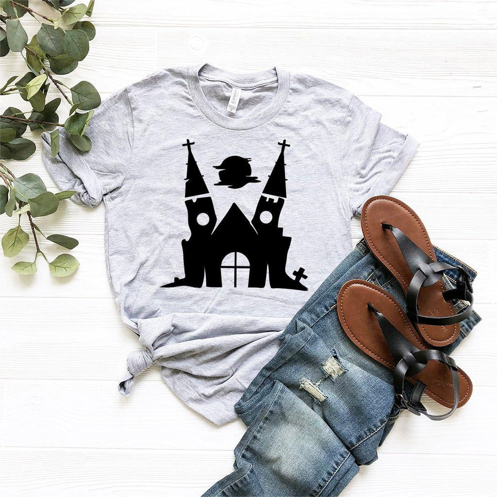 Halloween Graveyard Church Shirt, T-Shirt, Custome, Gothic product image 1