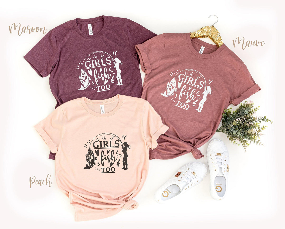 Fishing Funny Shirt, Girl Mom Gifts For Women, T Fisherman product image 1