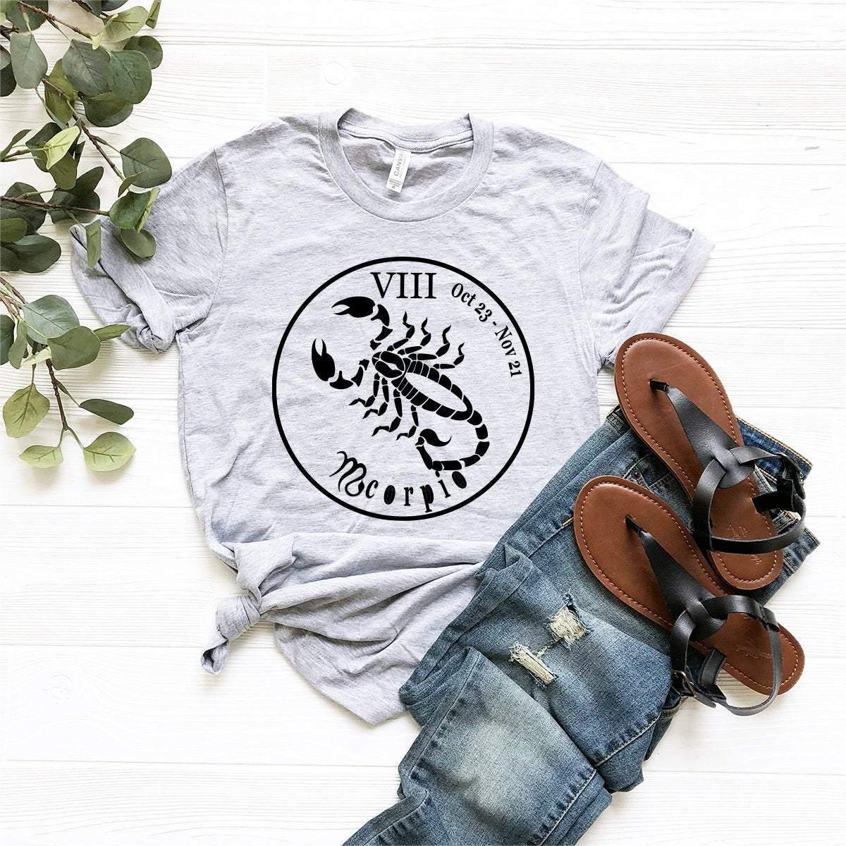 Scorpio T Shirt, Zodiac T-Shirt, Horoscope Astrology Signs product image 1