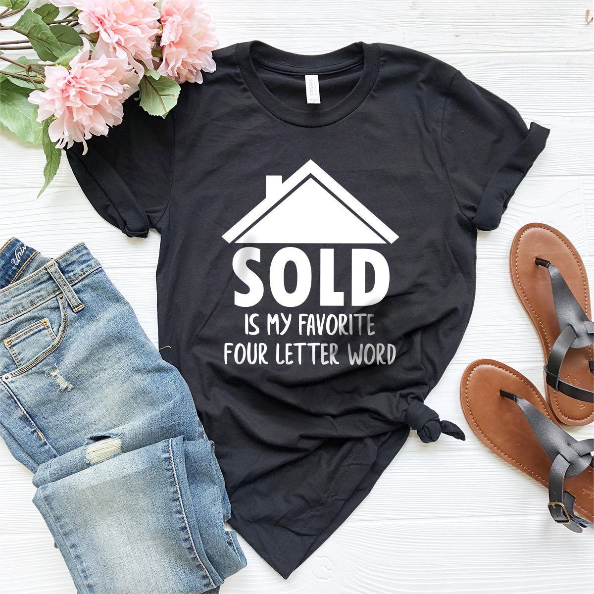 Realtor Shirt, Real Estate T-Shirt, Funny Gift, Sold Is My product image 2