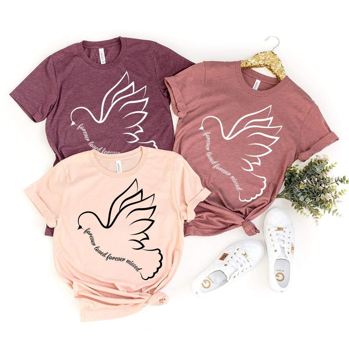 Forever Loved Missed Shirt, Memorial In Memory Of Gift product image 3