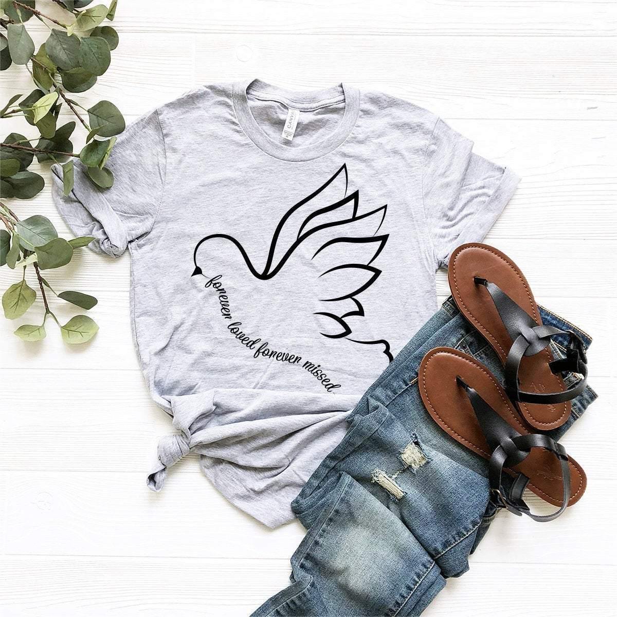 Forever Loved Missed Shirt, Memorial In Memory Of Gift product image 1