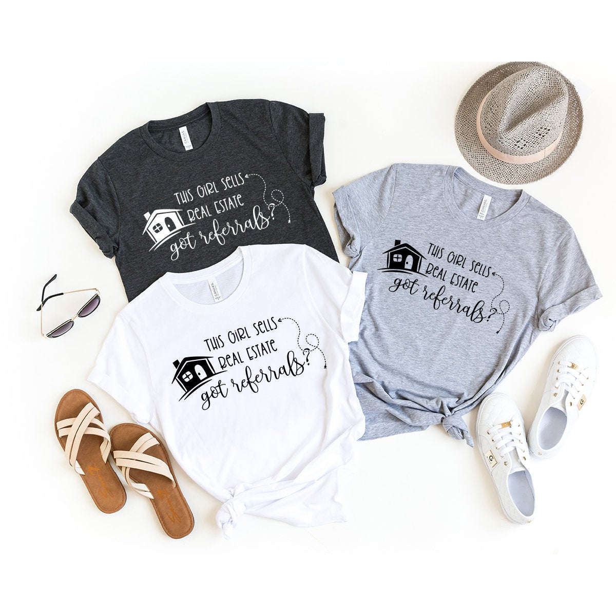 This Girl Sells Real Estate Got Referrals Shirt, Gift For product image 4