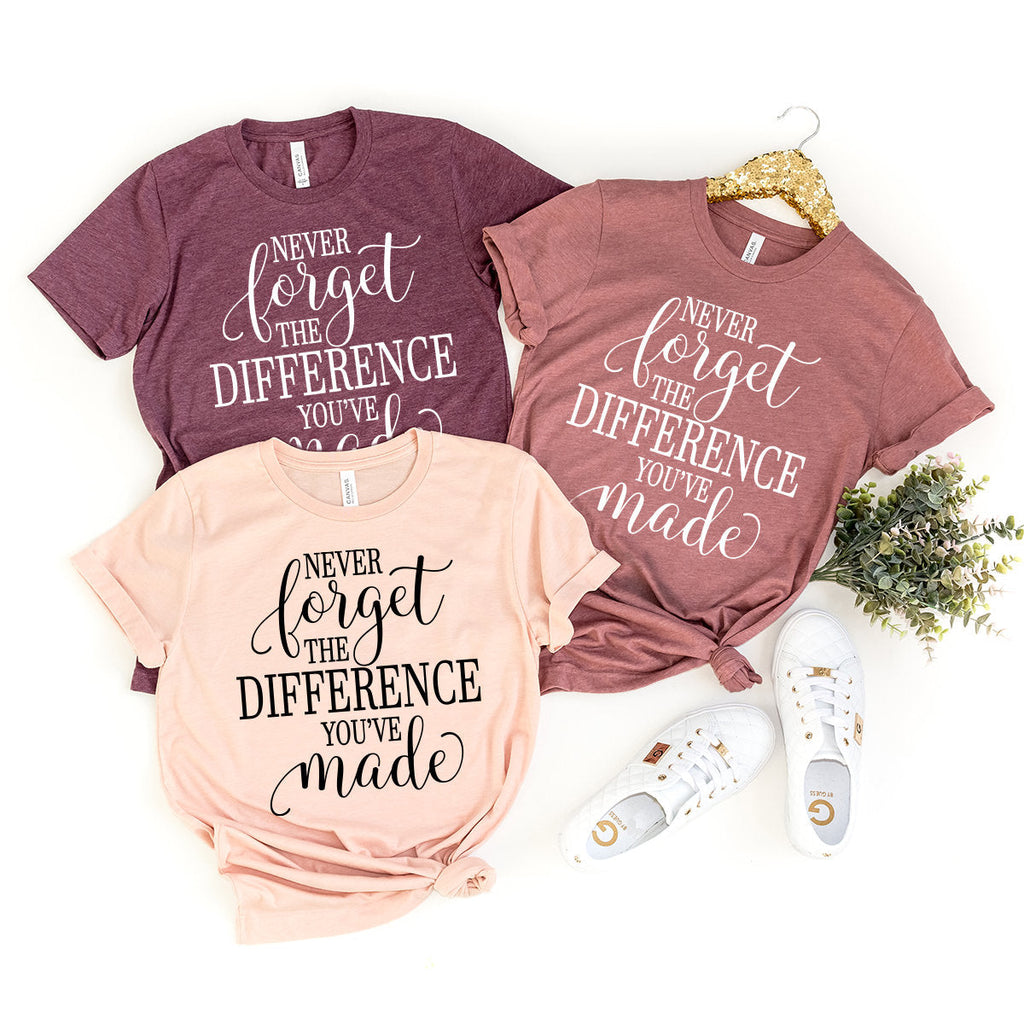 Retirement Shirt, Gift, Teacher Never Forget The Difference product image 3