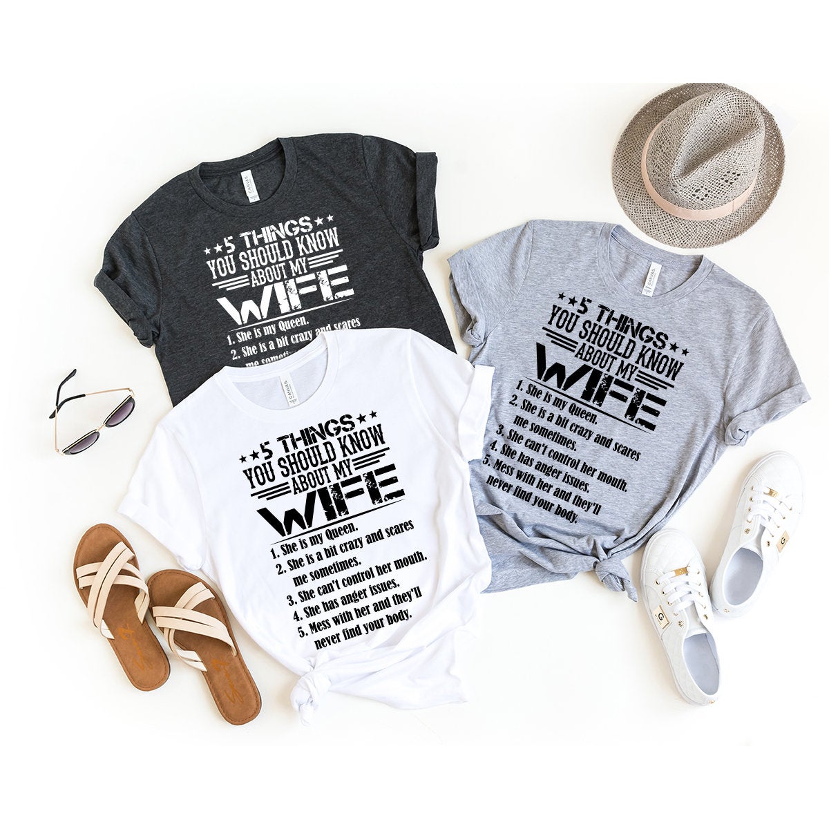 5 Things You Should Know About My Wife T-Shirt, Best product image 5