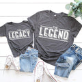 Dad And Son Matching Shirt, Daddy Legend Legacy Funny product image 1
