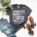 Country Music Festival Shirt, And Beer That's Why I Am Hear product image 1