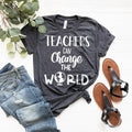 Funny Teacher Shirt, Can Change The World Tee product image 1