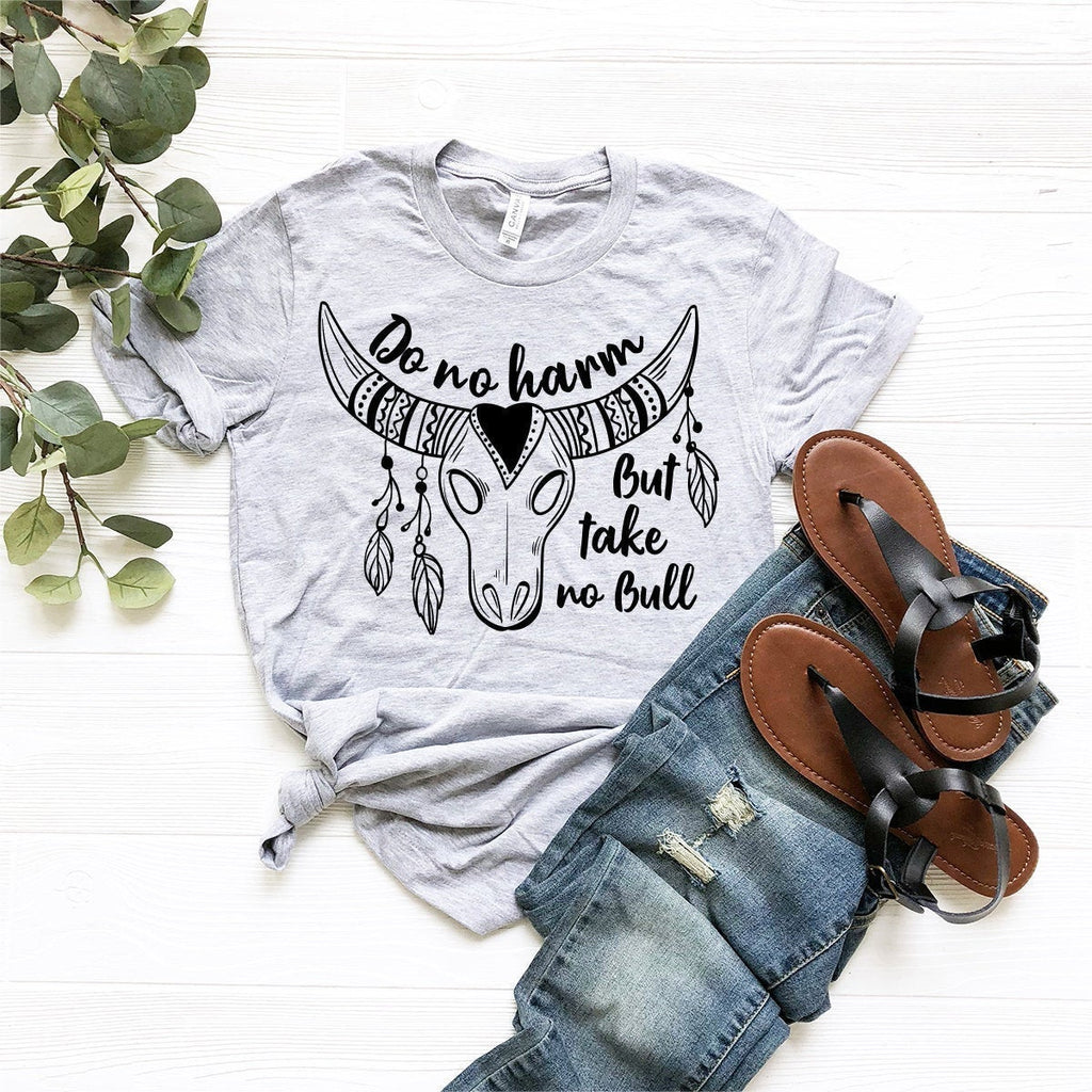 Western Graphic Tee, Country Girl Shirt, Do No Harm But product image 1