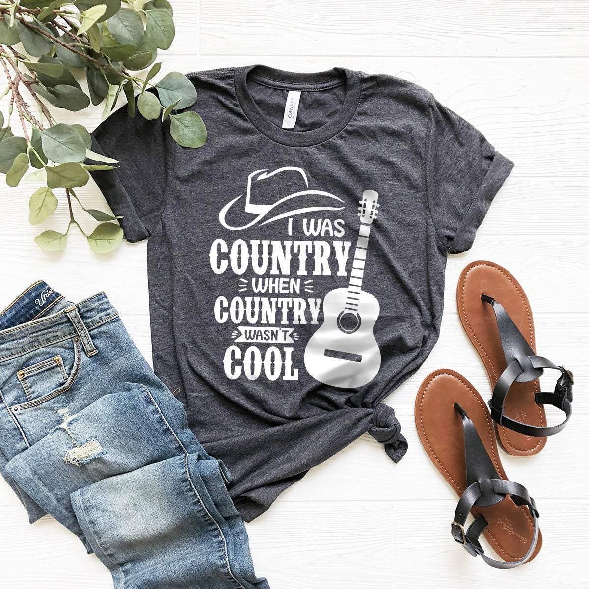 Country Lover Shirt, Music I Was When Wasn't Cool , Girl product image 1