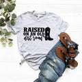 Raised On An Old Dirt Road Shirt, Western Farm Girl Country product image 1