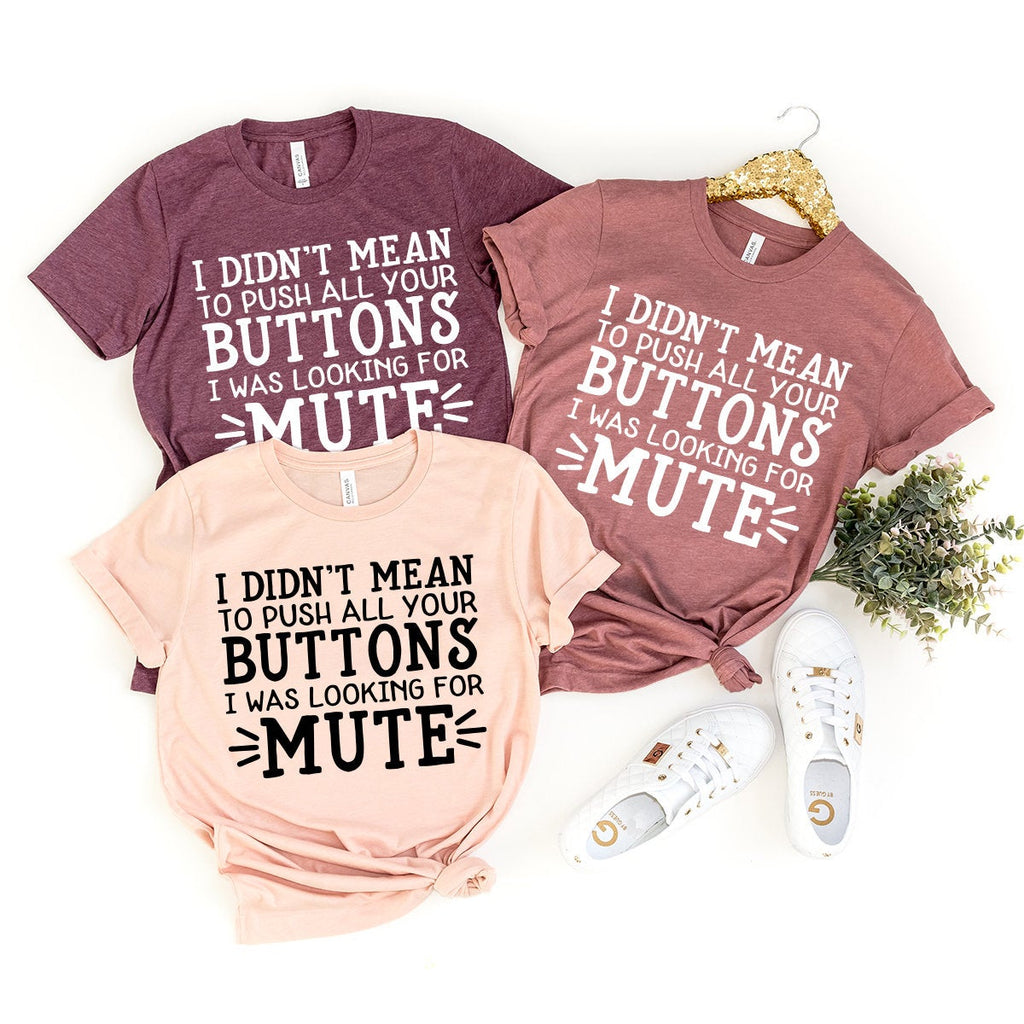 Humor T-Shirt, Funny Sarcastic Shirt, I Didn't Mean To Push product image 3