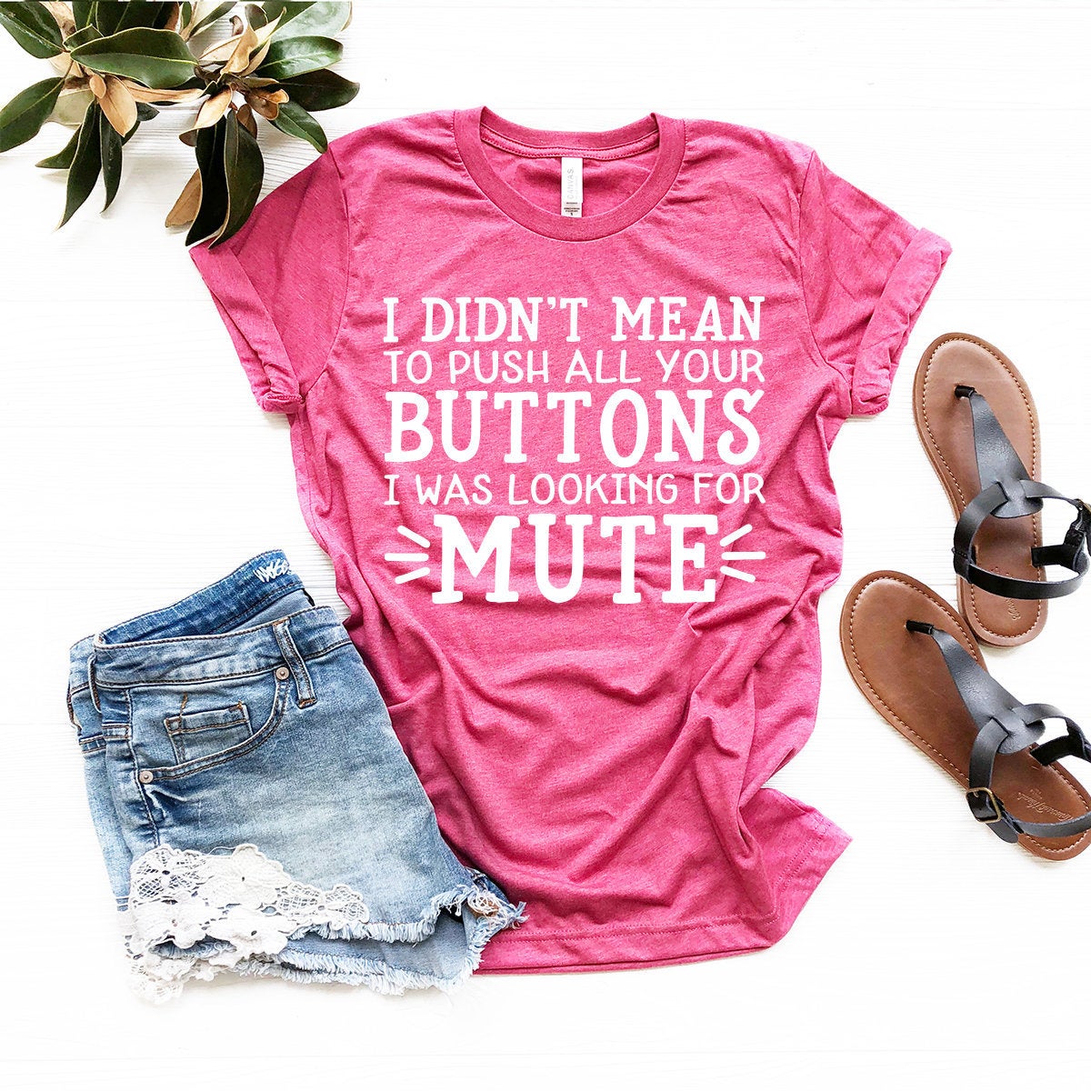 Humor T-Shirt, Funny Sarcastic Shirt, I Didn't Mean To Push product image 1