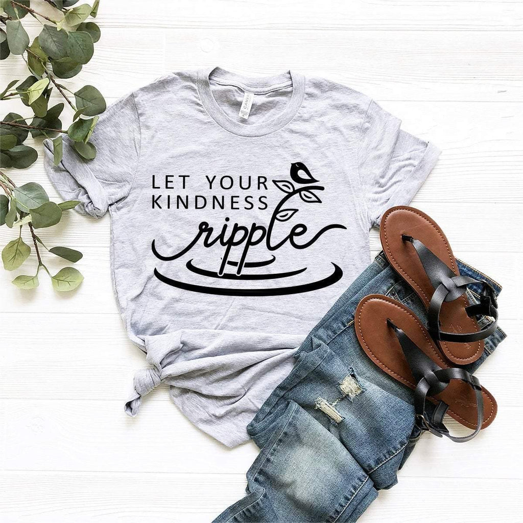 Plant Meditation Shirt, Let Your Kindness Ripple T-Shirt product image 2