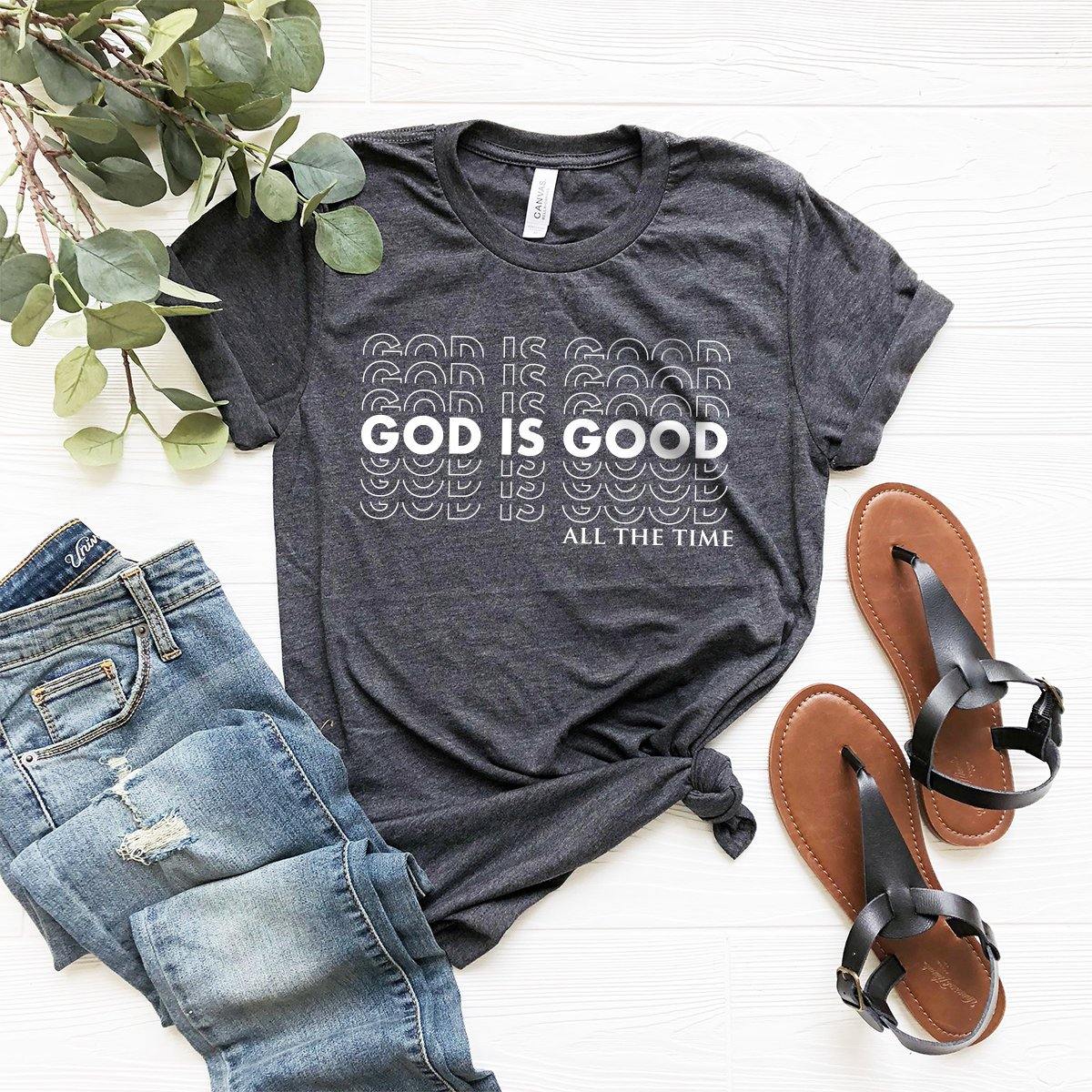God Is Good Shirt, Prayer Religious Church Gift For Faith product image 5