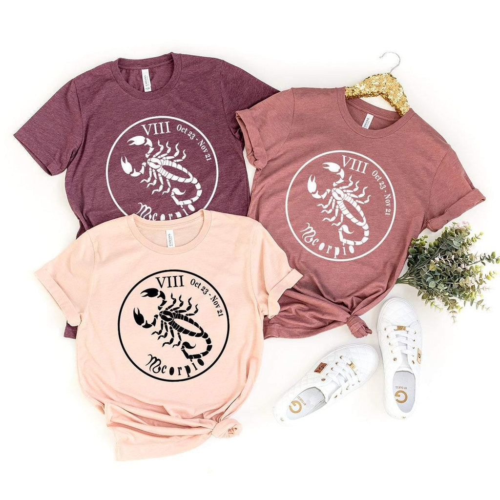 Scorpio T Shirt, Zodiac T-Shirt, Horoscope Astrology Signs product image 3