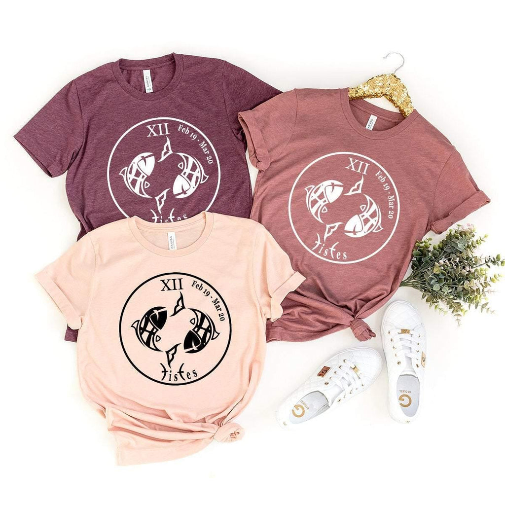 Astrology Shirt, Pisces Zodiac Signs Gift, Birth Sign product image 3