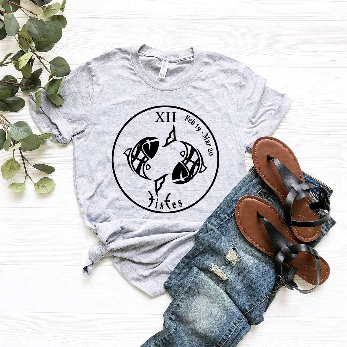 Astrology Shirt, Pisces Zodiac Signs Gift, Birth Sign product image 1