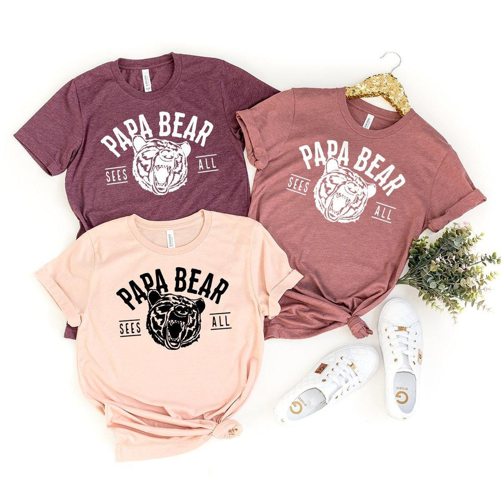 Shirt For Grandpa, Papa Bear T Father's Day Dad Gift product image 3
