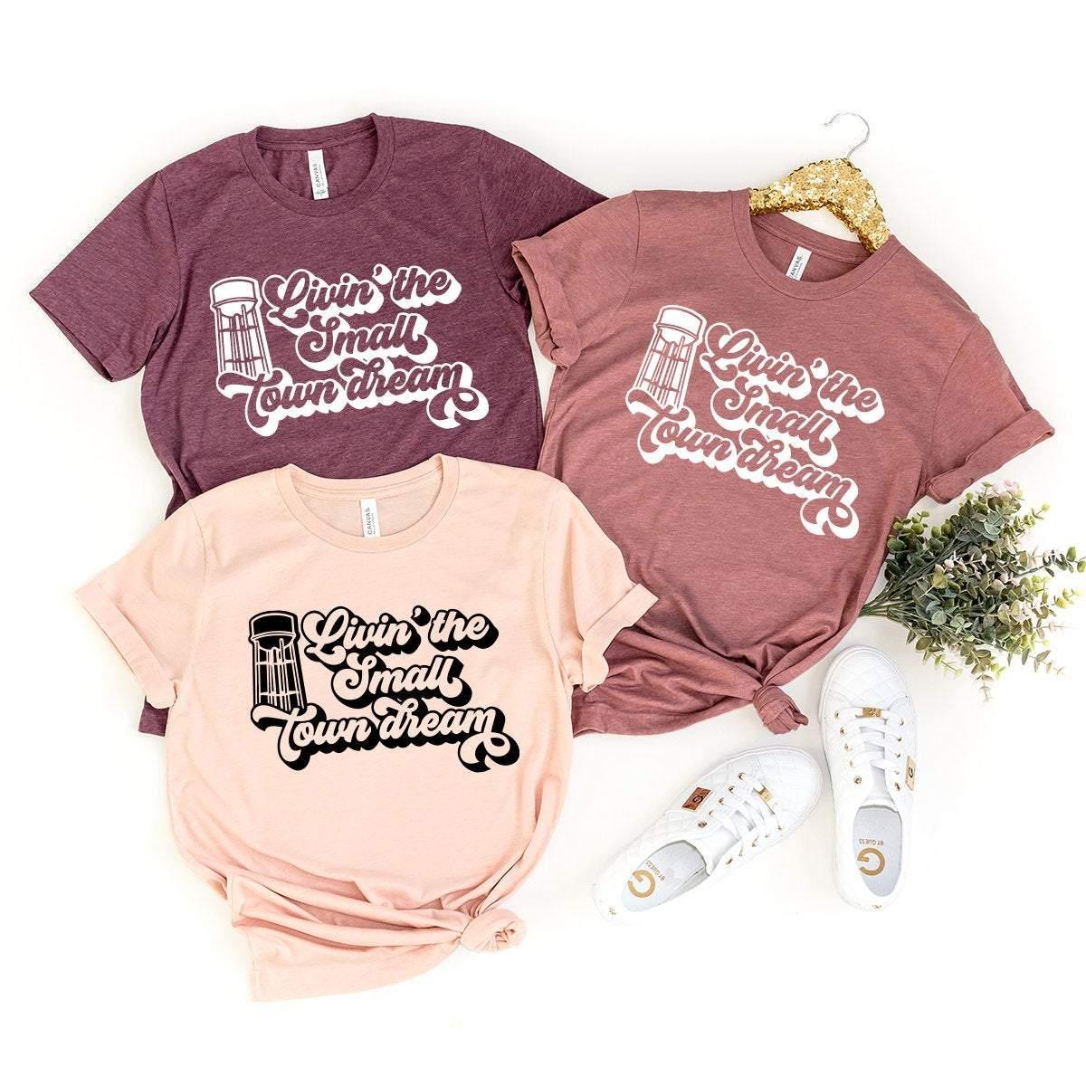 Living The Small Town Dream Shirt, Country Lifestyle Water product image 3