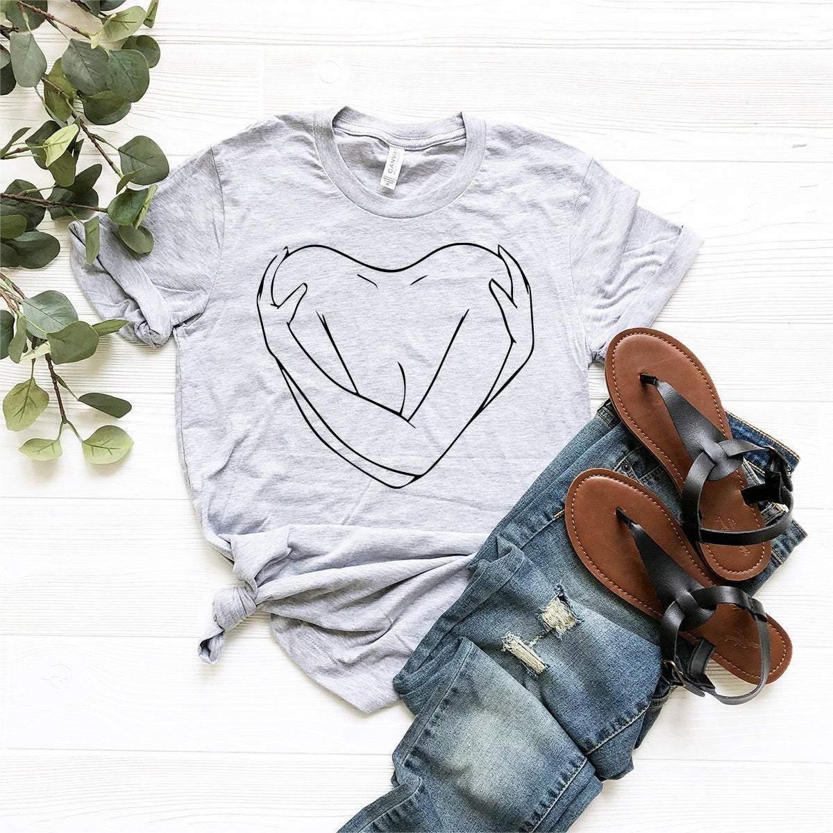 Feminine Line Art Shirt, Minimalist Cool Women product image 1