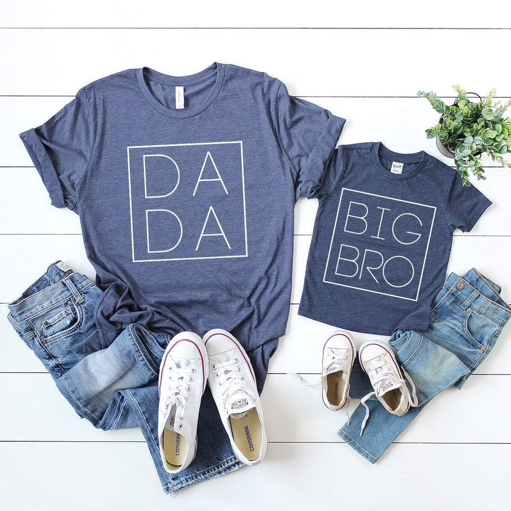 Cool Family Shirt, Dada Mama BigBro Mini T-Shirt, Matching product image 3