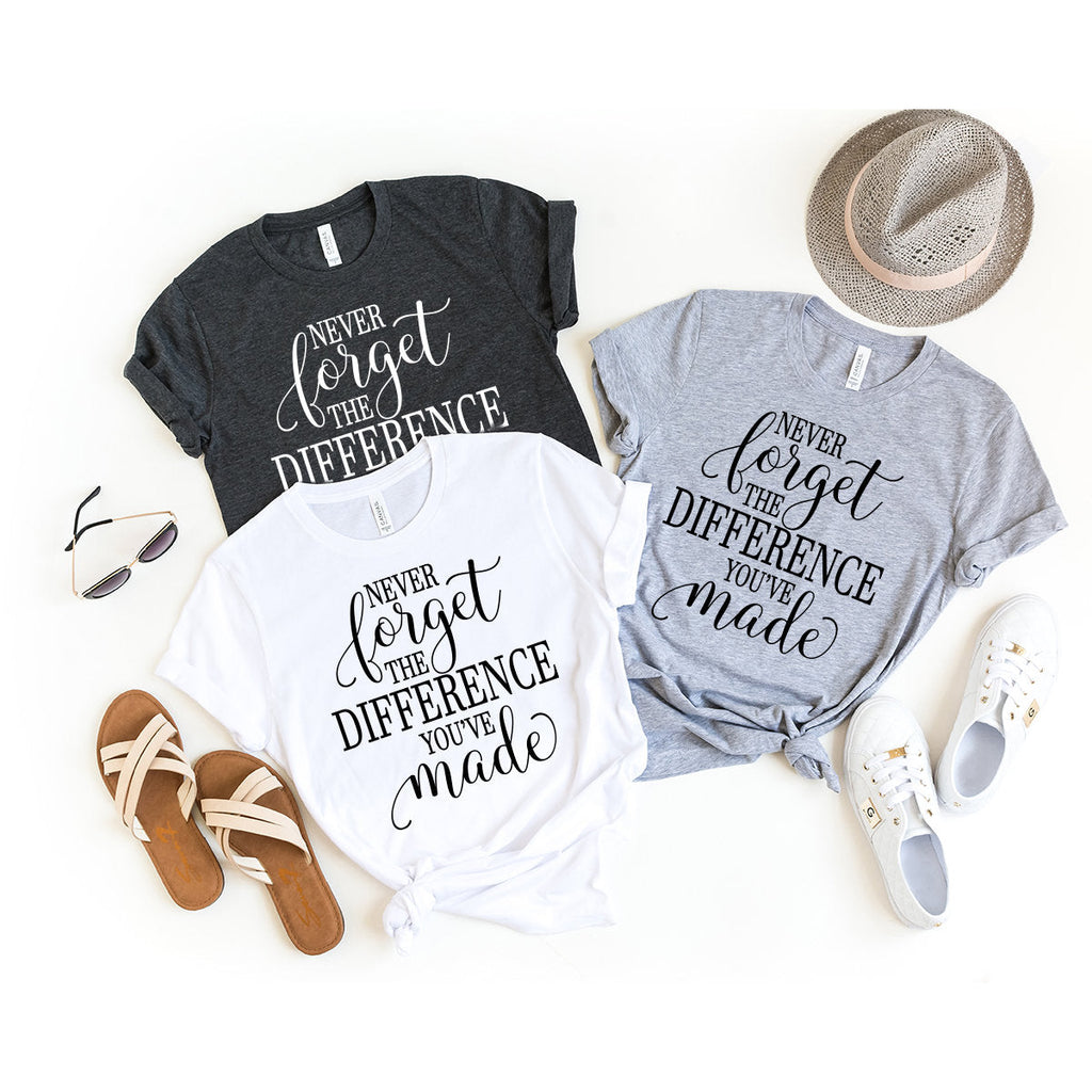 Retirement Shirt, Gift, Teacher Never Forget The Difference product image 4