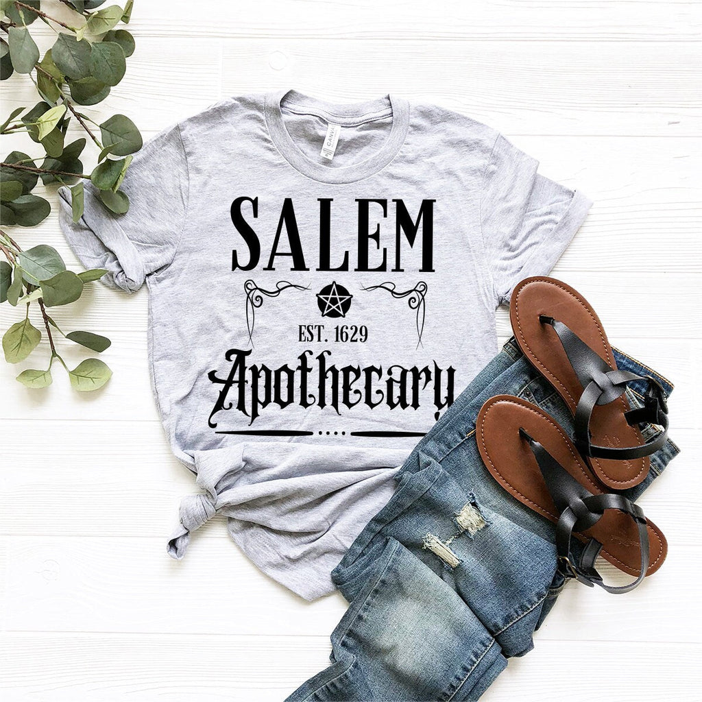 Salem Apothecary T-Shirt, Halloween Witch Sisters Shirt product image 3