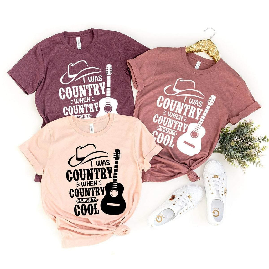 Country Lover Shirt, Music I Was When Wasn't Cool , Girl product image 3