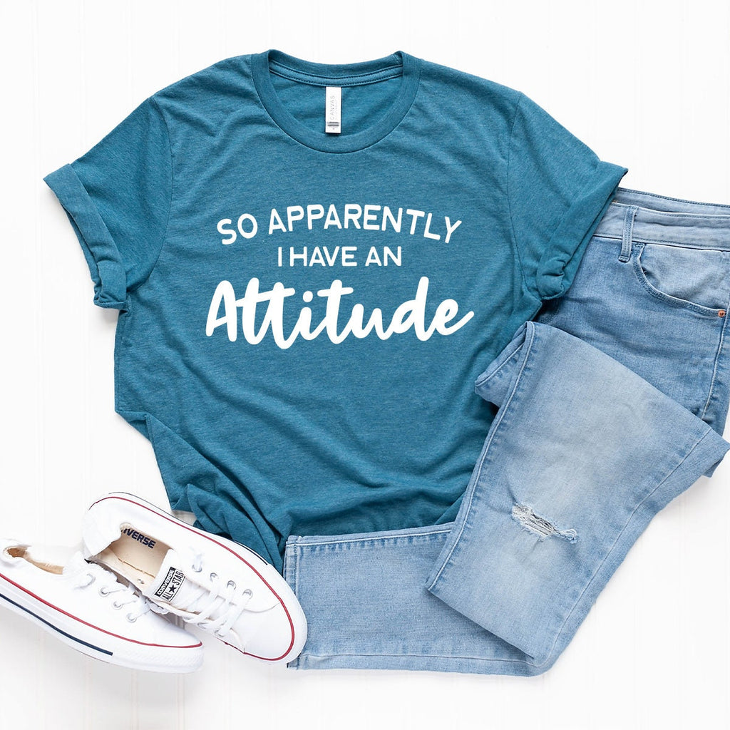 Sarcastic Women T-Shirt, Funny Quote Shirt, So Apparently I product image 5