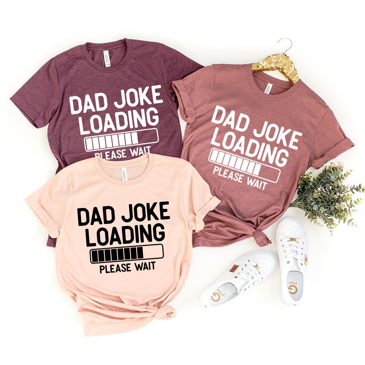 Dad Joke Loading Shirt, Daddy Fathers Day Gift, Tee product image 3